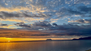 Tramonto vista Circeo